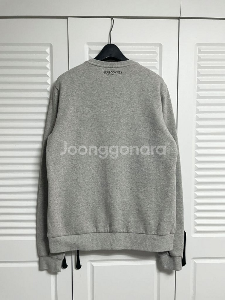 디스커버리 기모 맨투맨 티셔츠--1