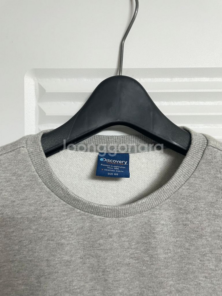 디스커버리 기모 맨투맨 티셔츠--2