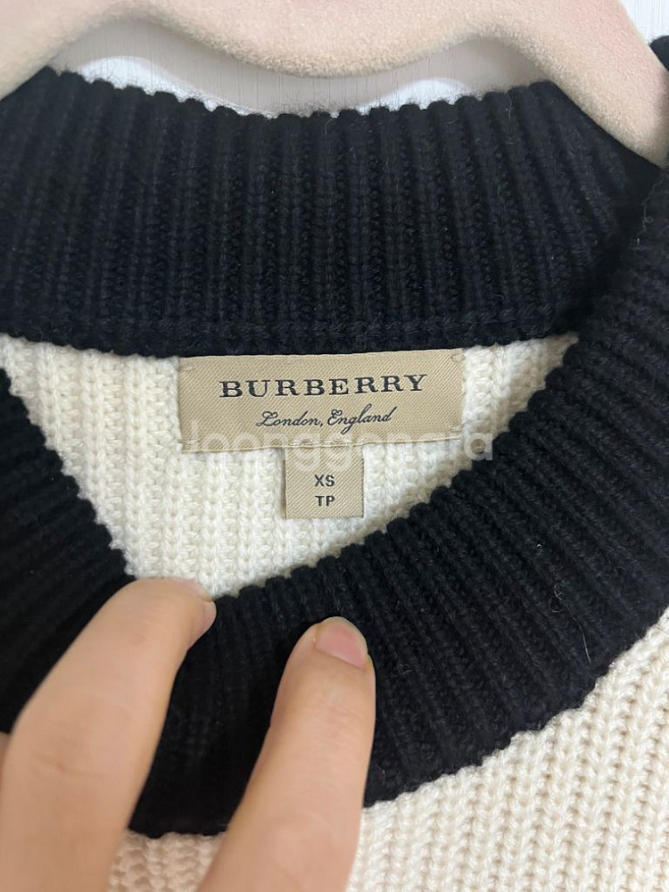 버버리 니트베스트 조끼 캐시미어30%혼방 xs사이즈--1