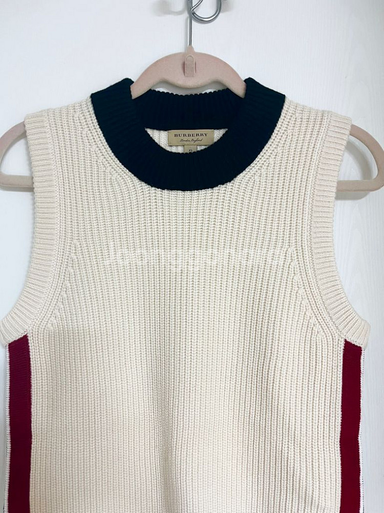 버버리 니트베스트 조끼 캐시미어30%혼방 xs사이즈--2