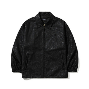 비에스래빗 DSXBS LOGO LEATHER JACKE