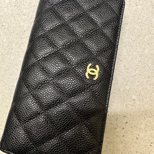 Chanel(샤넬) A31509 블랙 캐비어 금장 클래