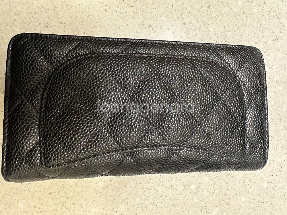 Chanel(샤넬) A31509 블랙 캐비어 금장 클래--3