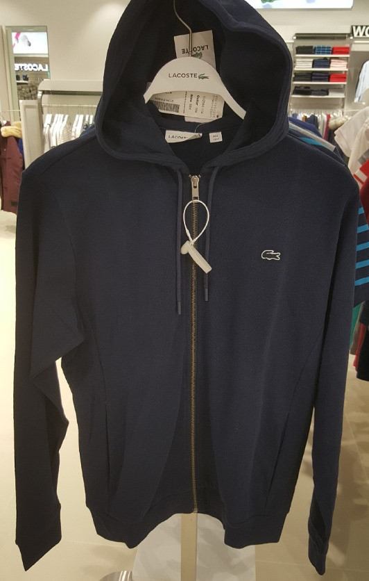 라코스테 후드집업 다크그레이--0