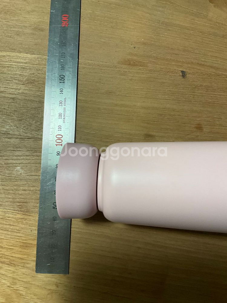 새제품 스텐레스 320ml 카누 핑크 텀블러--5