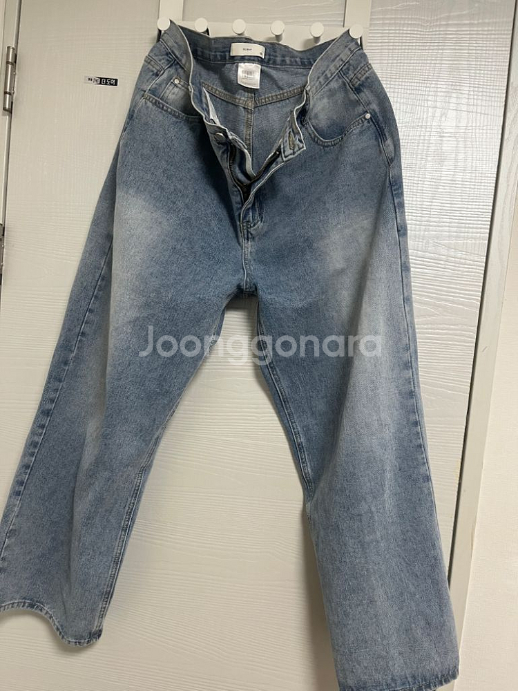 남자 워싱 데님 팬츠--4