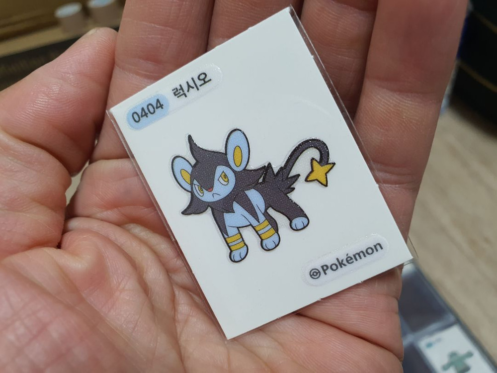 포켓몬띠부실 팝니다 (0404 럭시오) 이미지