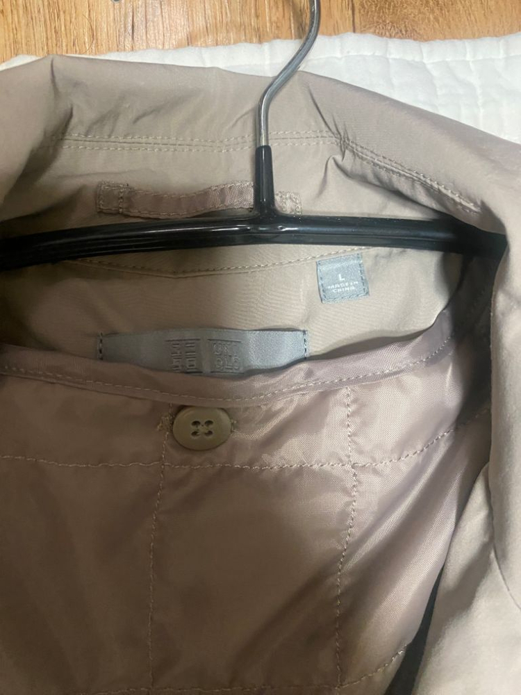 유니클로 남성 트렌치코트 이미지