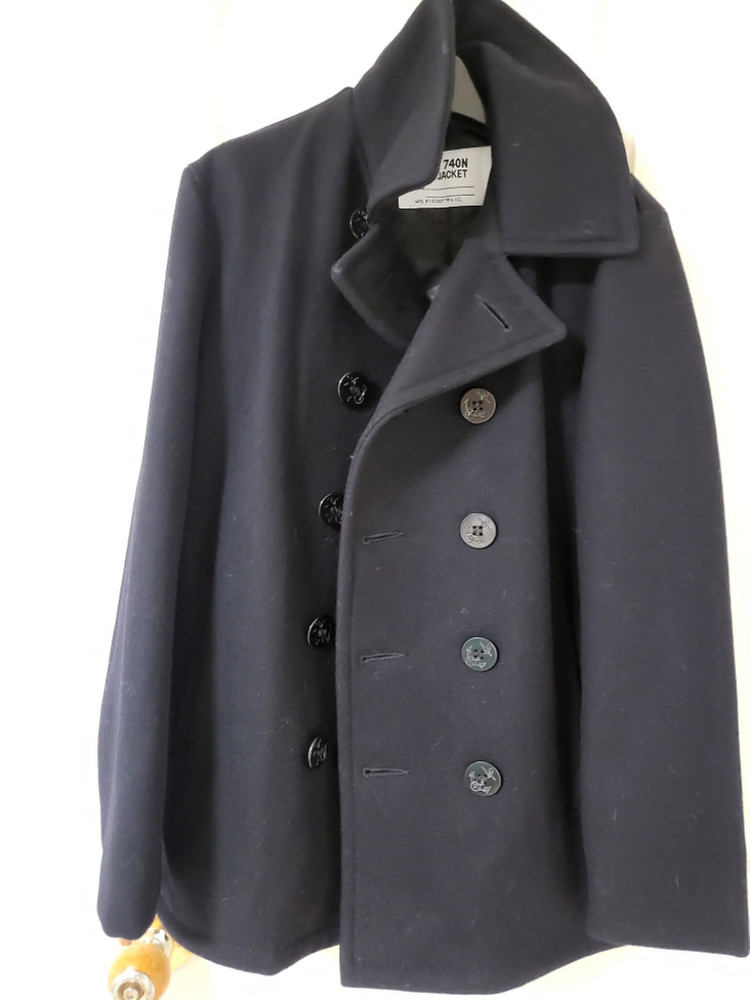 Schott 쇼트피코트 다크네이비 새것 일본편집샵구매--4