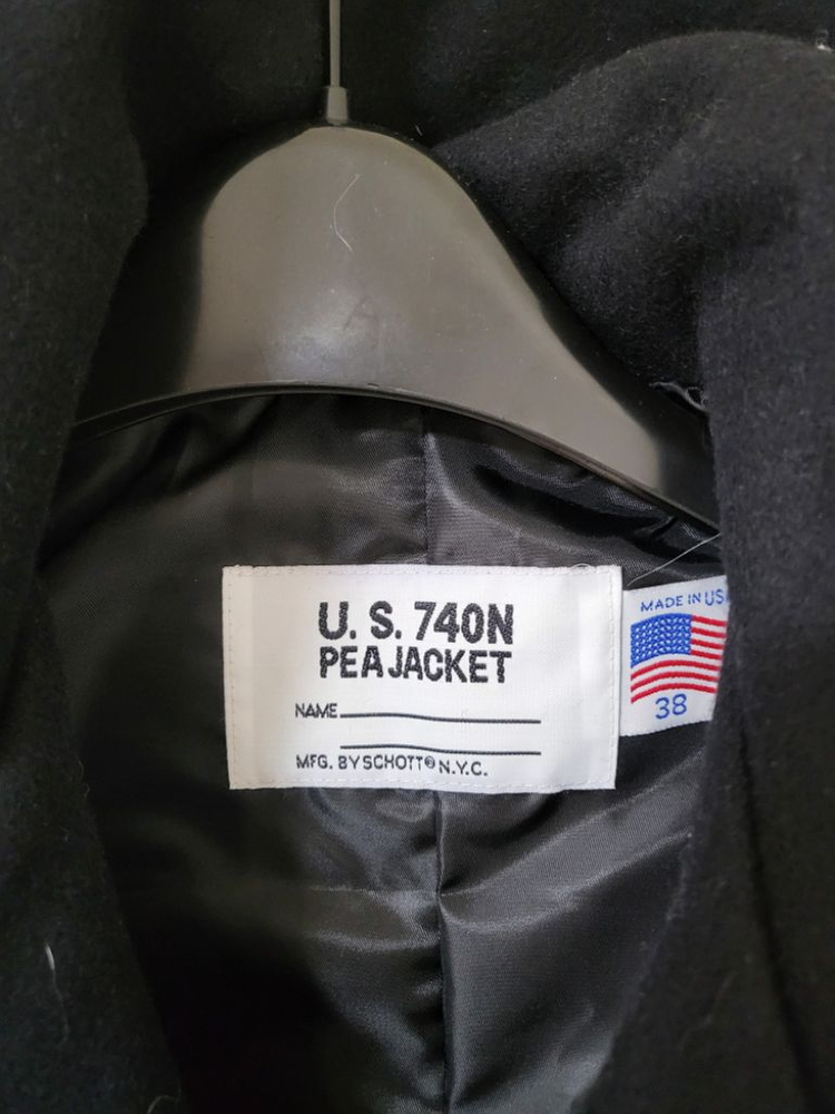 Schott 쇼트피코트 다크네이비 새것 일본편집샵구매--1