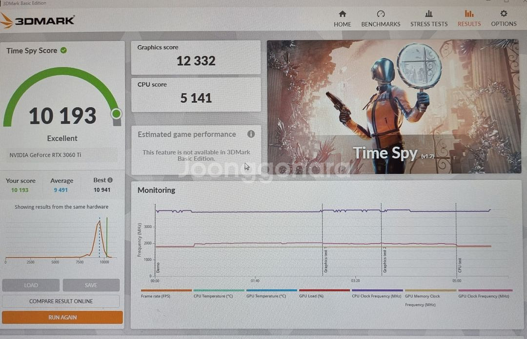 개인사용 게이밍 컴퓨터 본체 3060ti--1