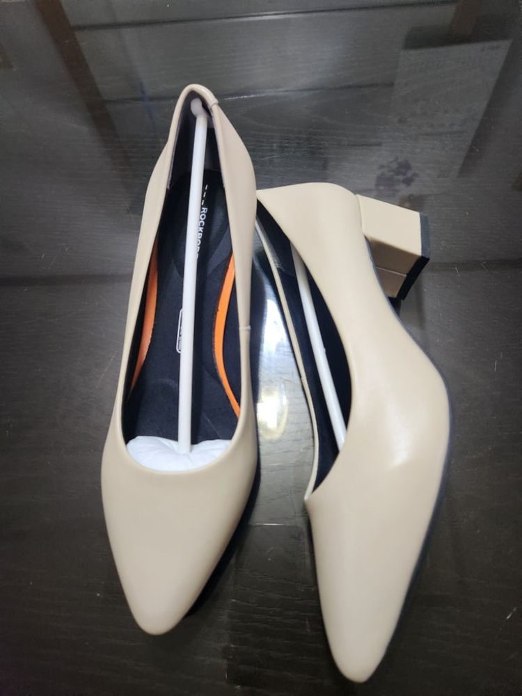 새상품 락포트 여성구두 5센티 미들굽 중간굽 출근구두--1