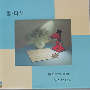 둘다섯 2집 LP 초반 미사용급 달력속의 생일