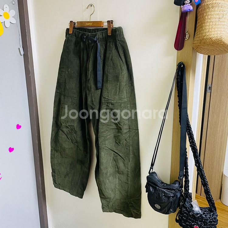 미니멀프로젝트 코듀로이팬츠 L 카키--1