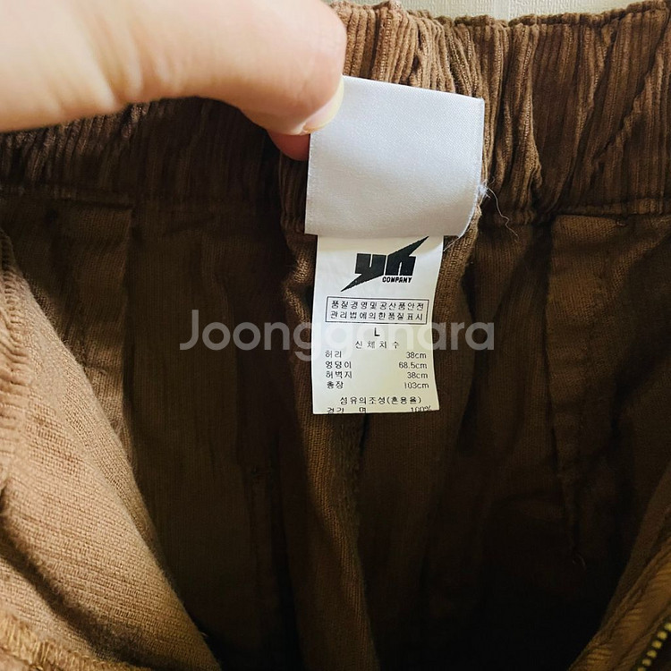 미니멀프로젝트 코듀로이팬츠 L 카키--5