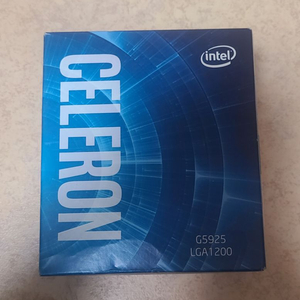 인텔 10세대 셀러론 G5925 코멧레이크S CPU 새