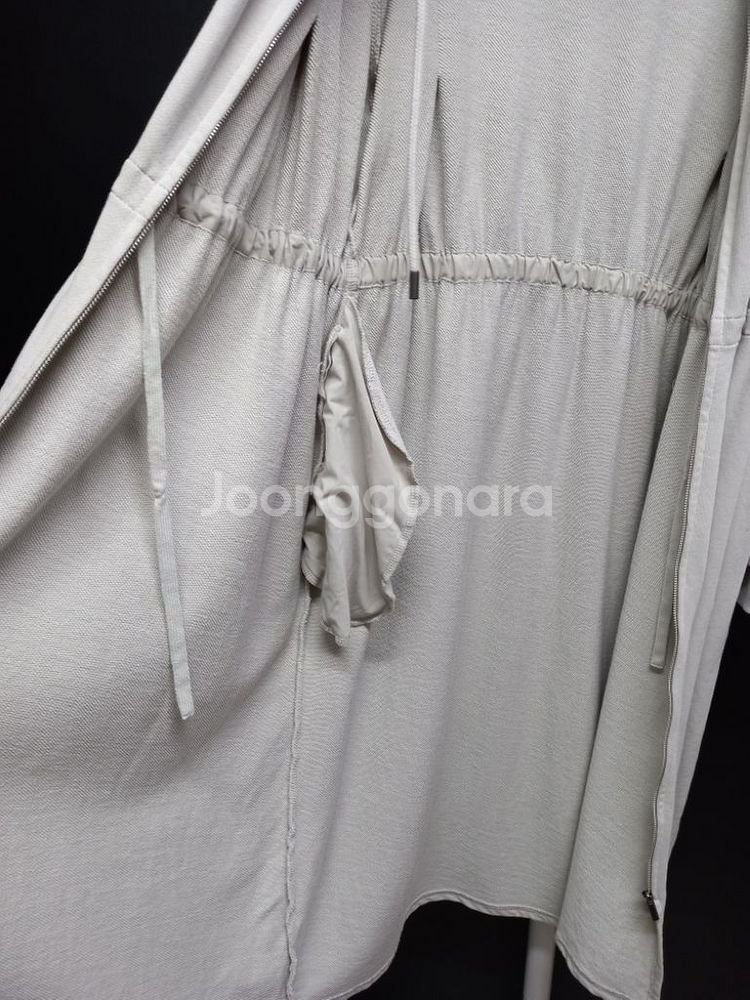 새 칼라거펠트 후드집업 맥시 플레어원피스 겸 아우터 6--8