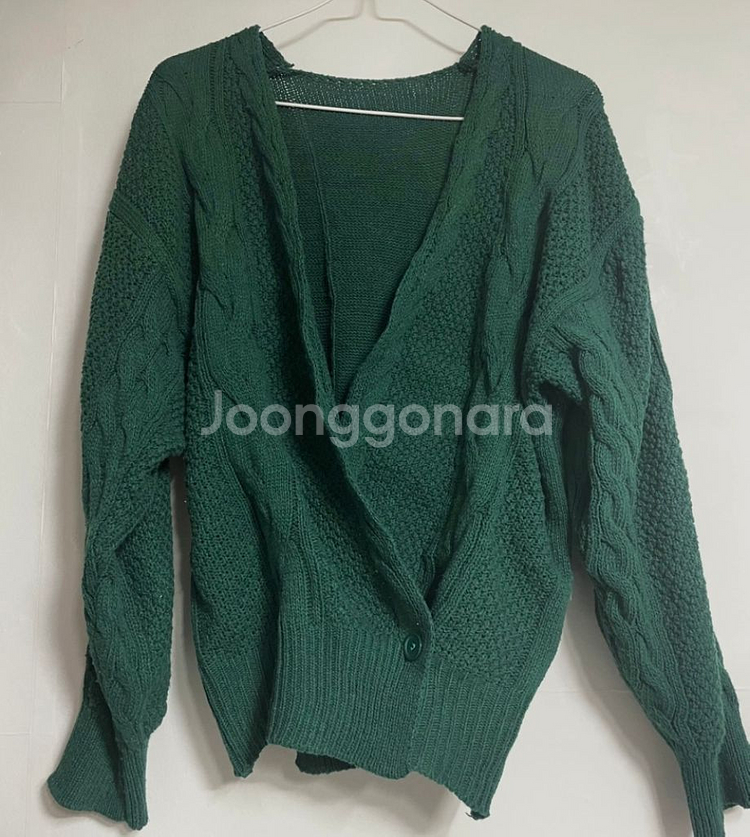 에이블리 통통 루즈핏 오브 랩가디건--5