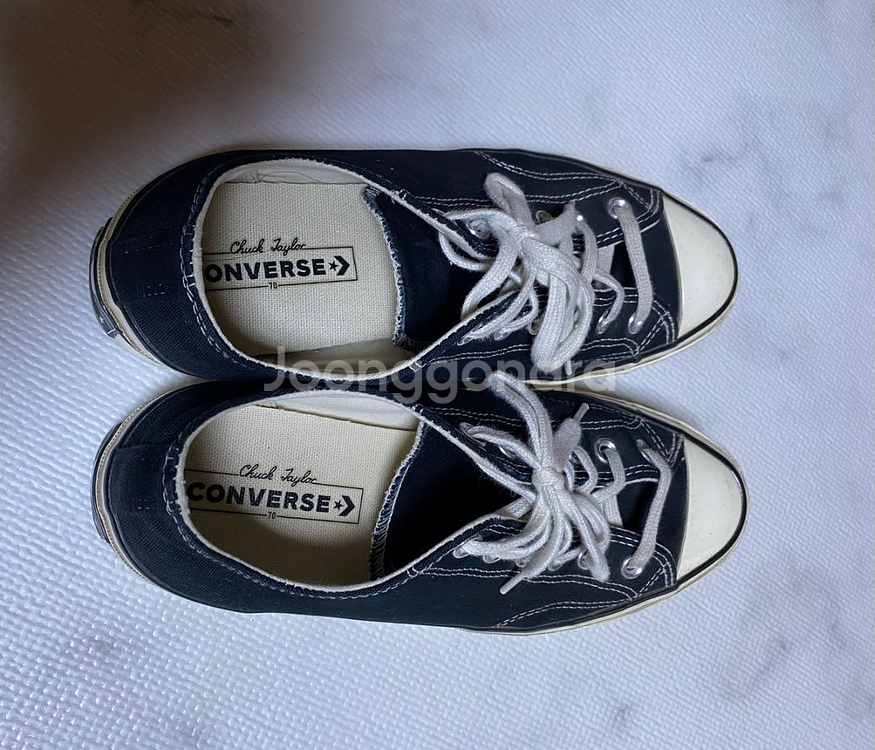 컨버스 척70 로우 블랙 265--1