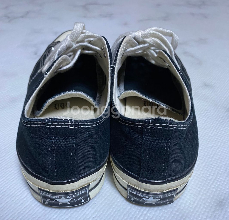 컨버스 척70 로우 블랙 265--4