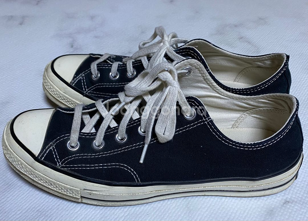 컨버스 척70 로우 블랙 265--3