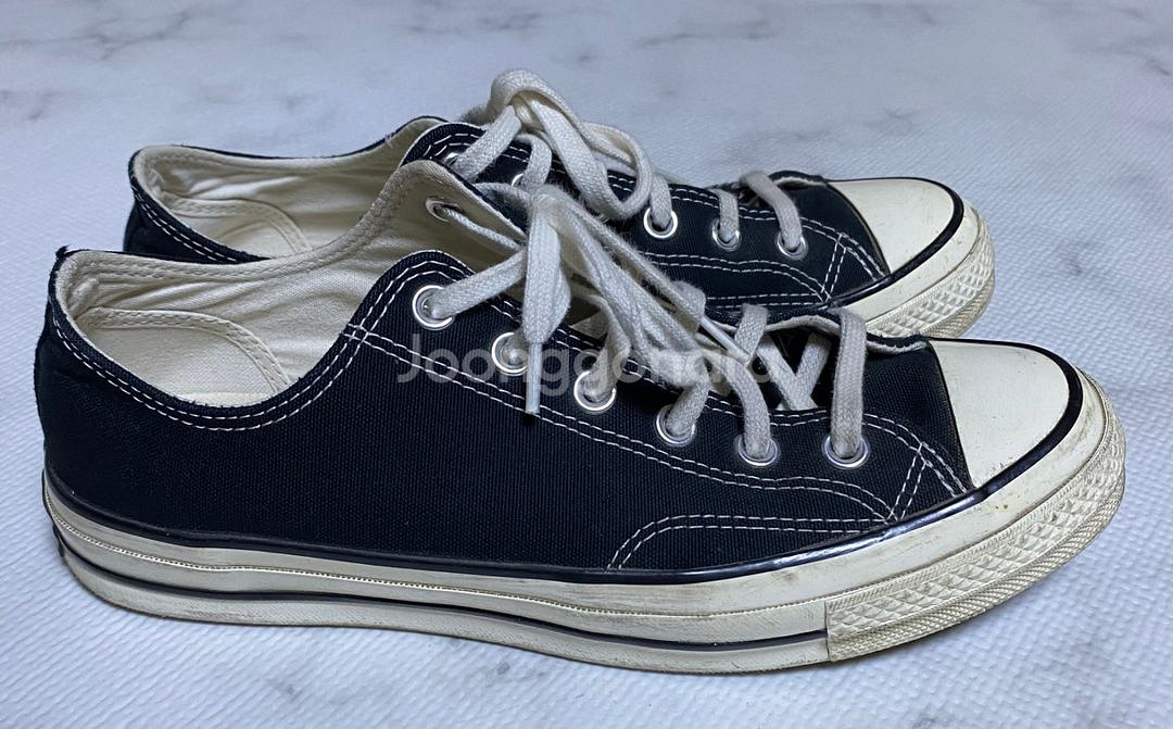 컨버스 척70 로우 블랙 265--5