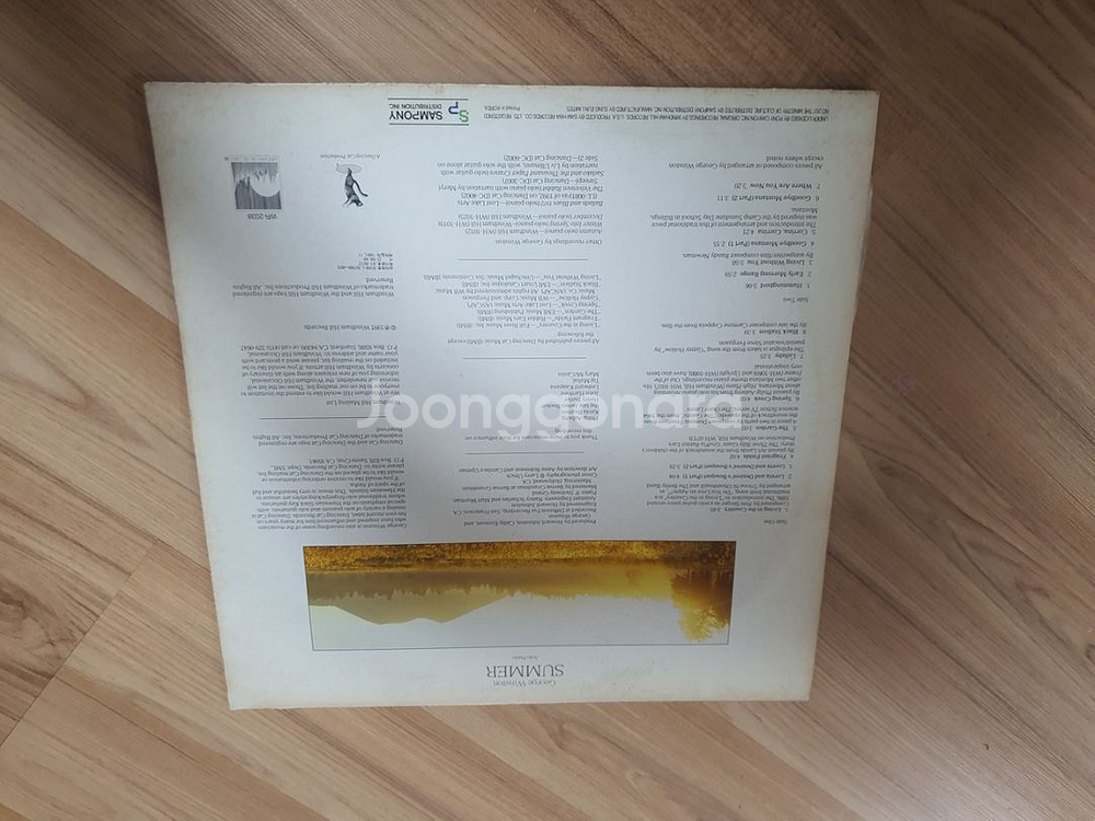 조지윈스턴 썸머 lp--1
