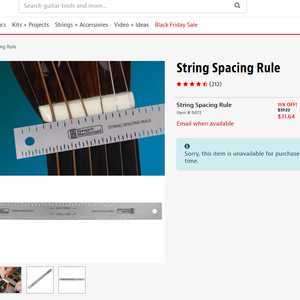 String Spacing Rule