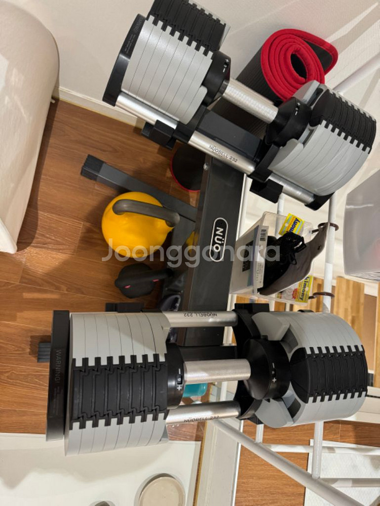누오덤벨 신형 32kg (상태 최상) +거치대포함--0