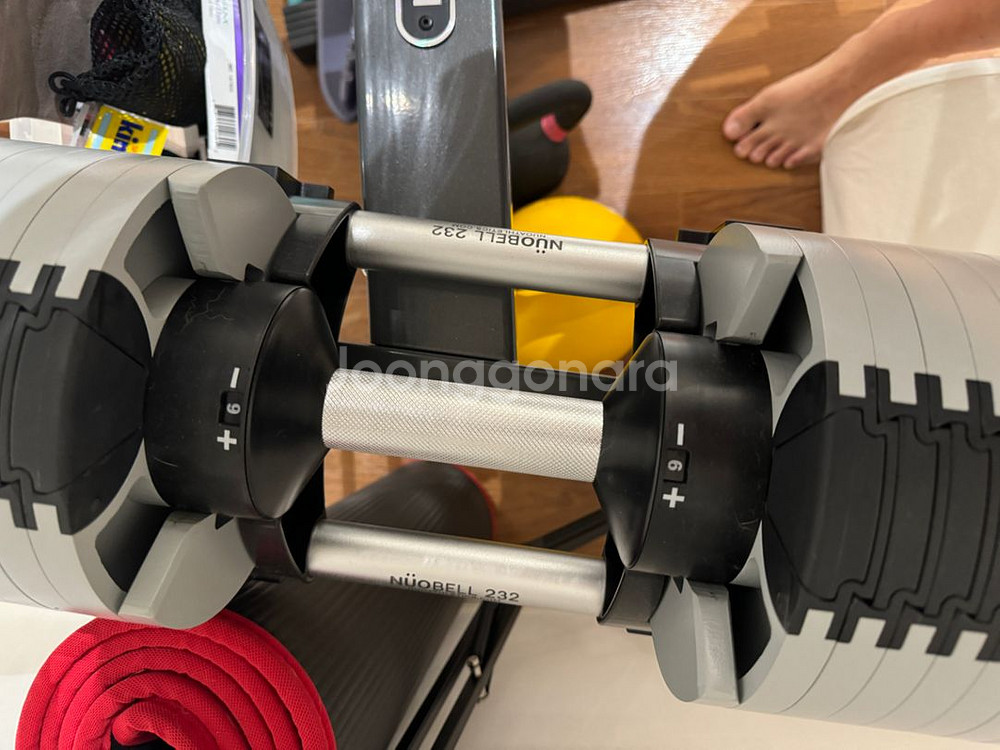 누오덤벨 신형 32kg (상태 최상) +거치대포함--2