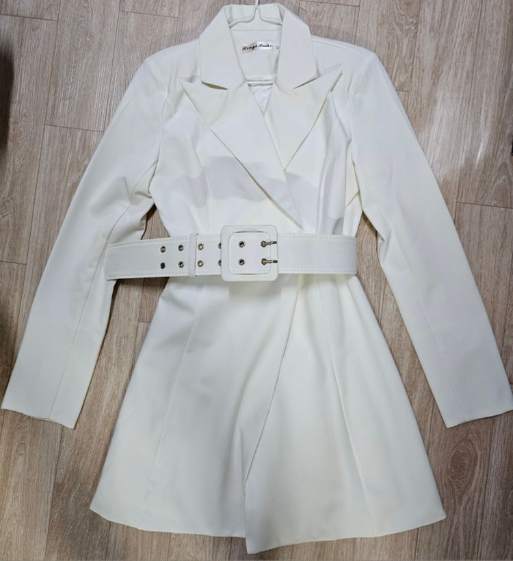 화이트정장원피스--1