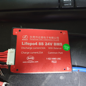 병렬 BMS LiFePo4 8S 25A 24V