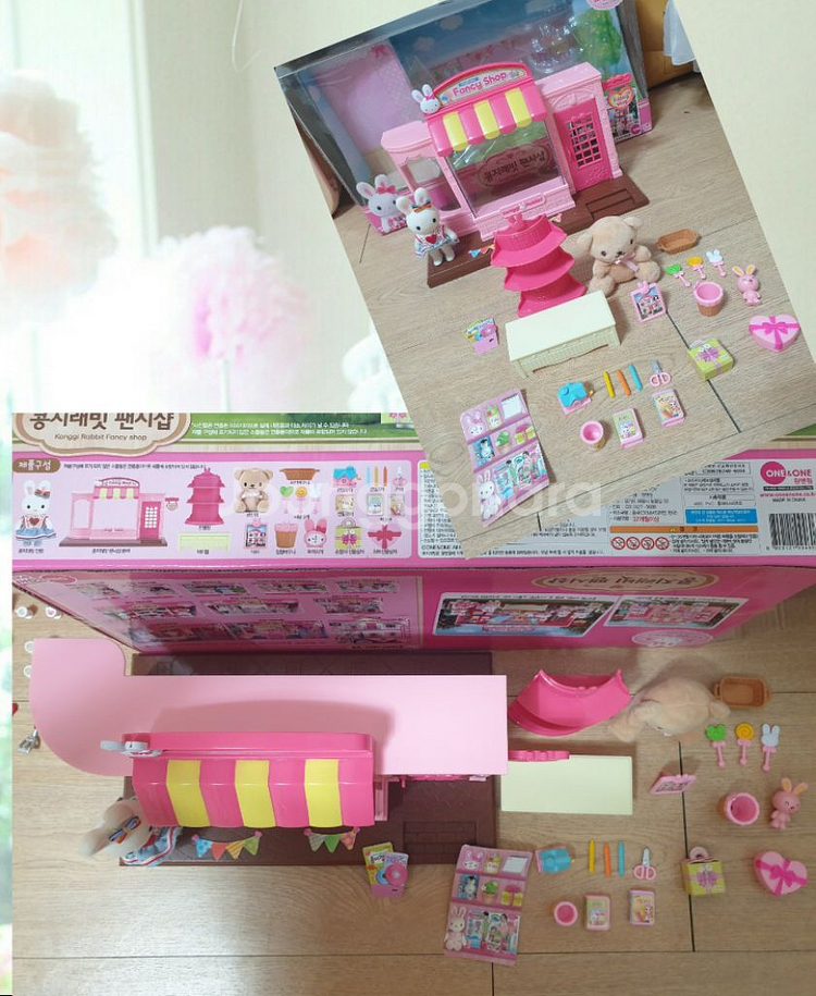 콩지래빗 하우스 주방 팬시샵 3종 박스 풀구성 덤--3