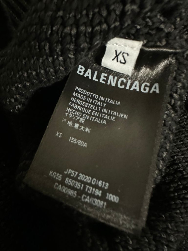 발렌시아가 BB 자수 로고 니트 (여성 오버핏 ) 이미지