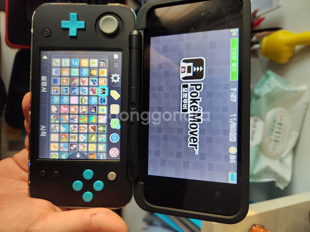 닌텐도2dsxl(포홈,무버,서치,울썬문체험)기계 급처--1