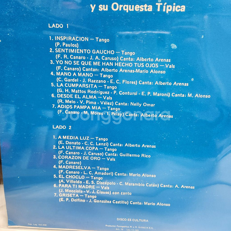 프란시스코 카나로 Francisco Canaro lp--5