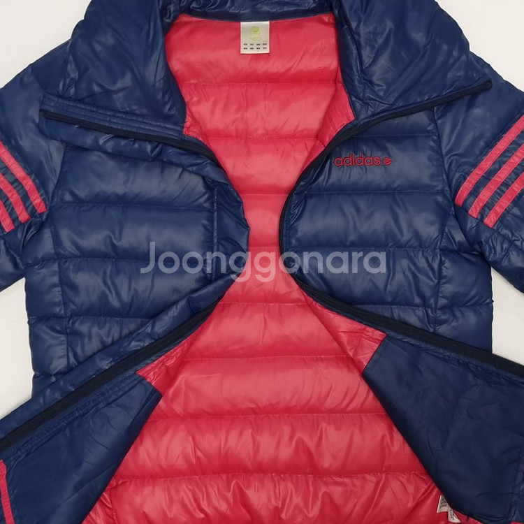 아디다스 여성 패딩 숏패딩 경량패딩 바람막이 점퍼 L--4