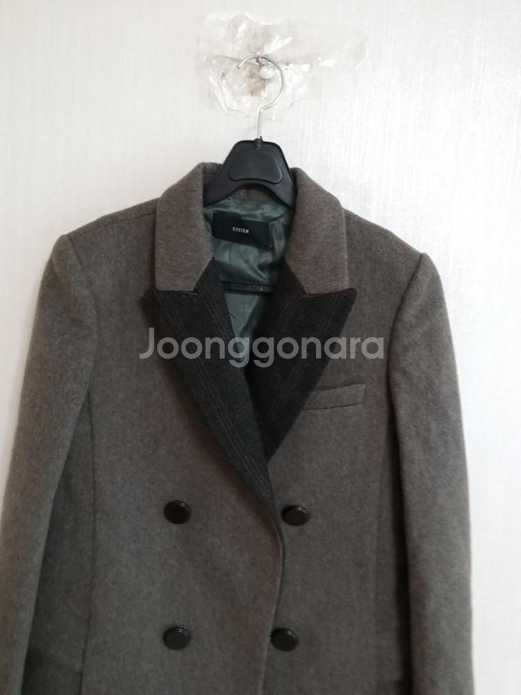 여성 시스템 이태리 울.캐시미어 더블자켓(90)--1