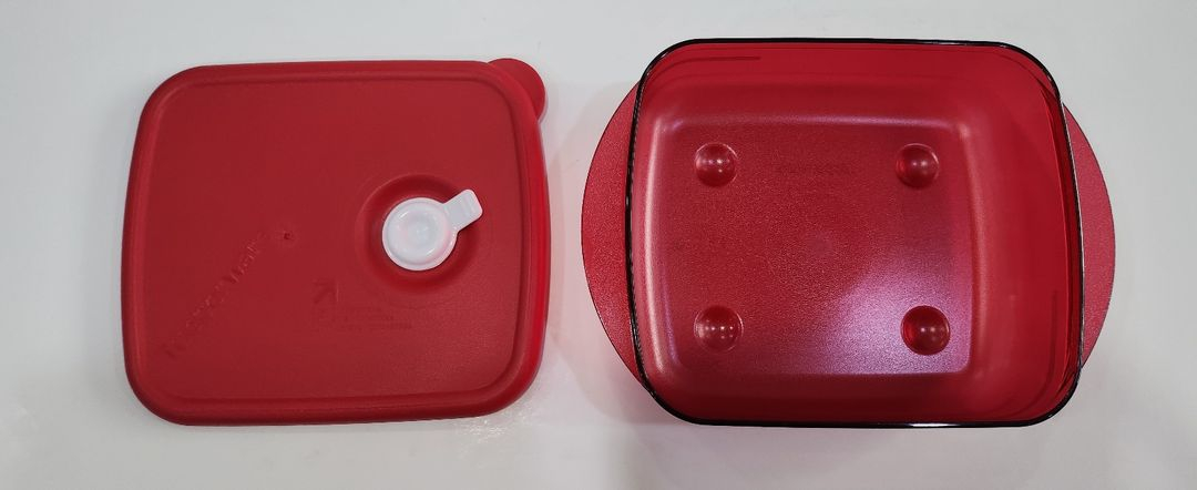 타파웨어 스마트레인지 600ml(1) 레드 판매합니다 이미지