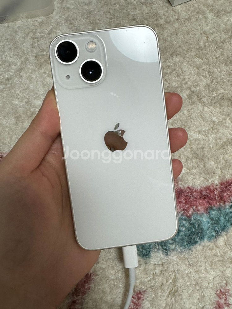 아이폰13미니 256기가 배터리효율 100%--0