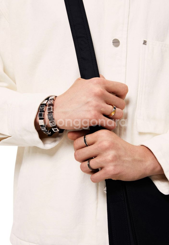 우영미 반지 트레저 쿠션 밴드 링--4