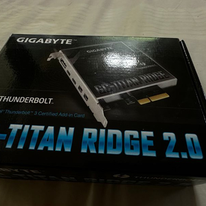 GC-TITAN RIDGE 2.0 썬더볼트 확장 카드