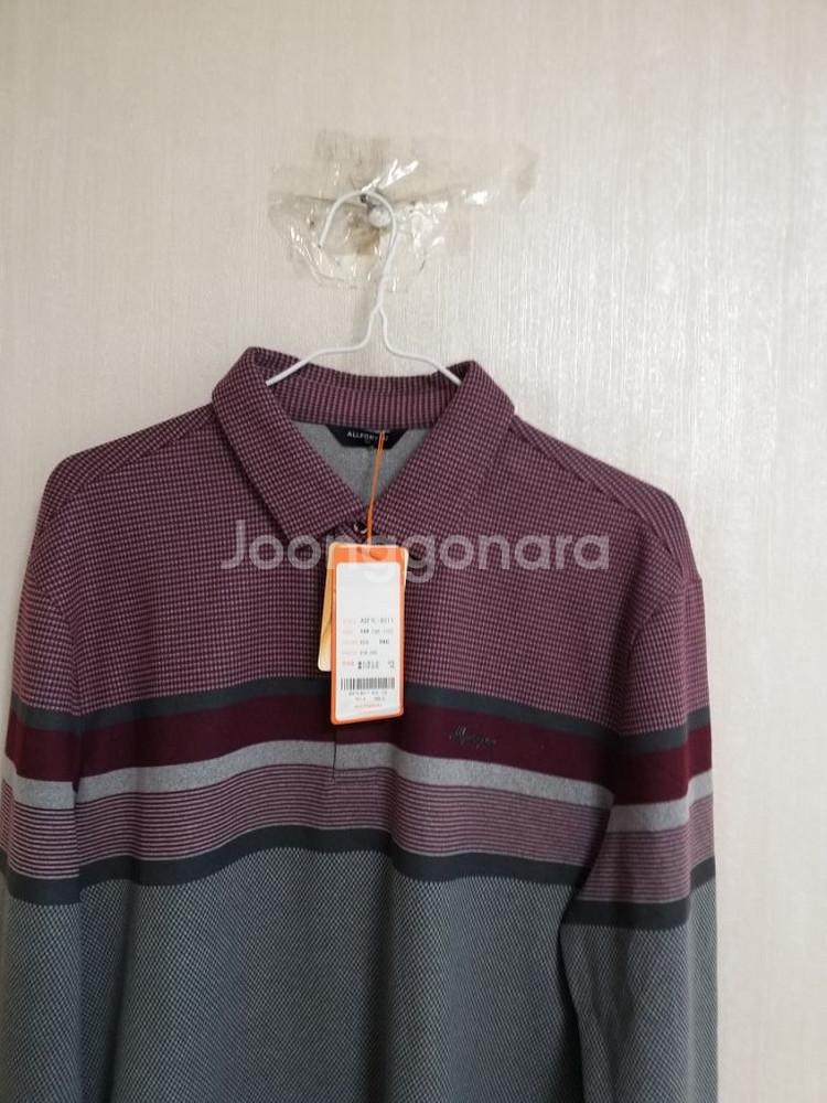 남성 올포유 간절기.겨울 긴팔티셔츠(새상품.스판100)--1