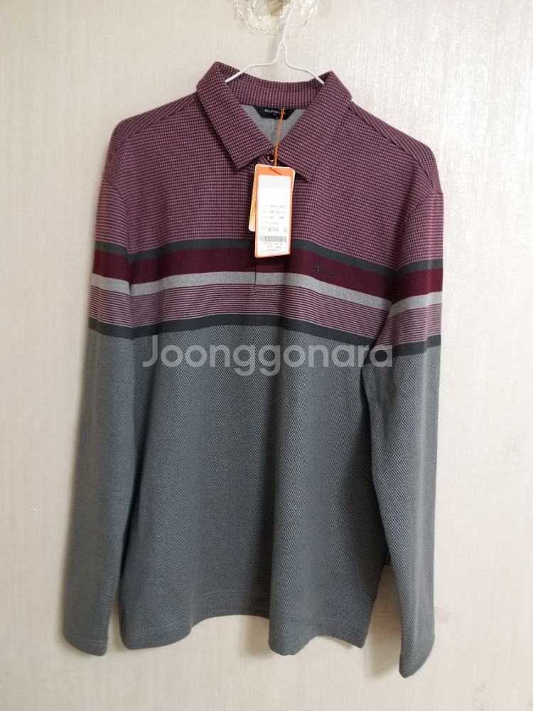 남성 올포유 간절기.겨울 긴팔티셔츠(새상품.스판100)--5