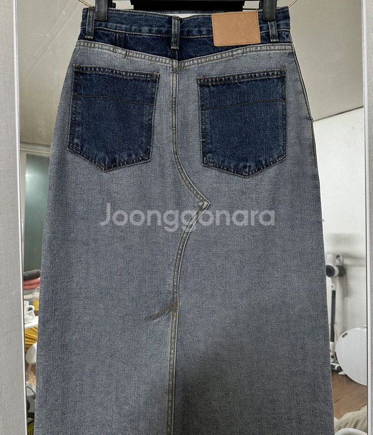 마뗑킴 청 치마--2