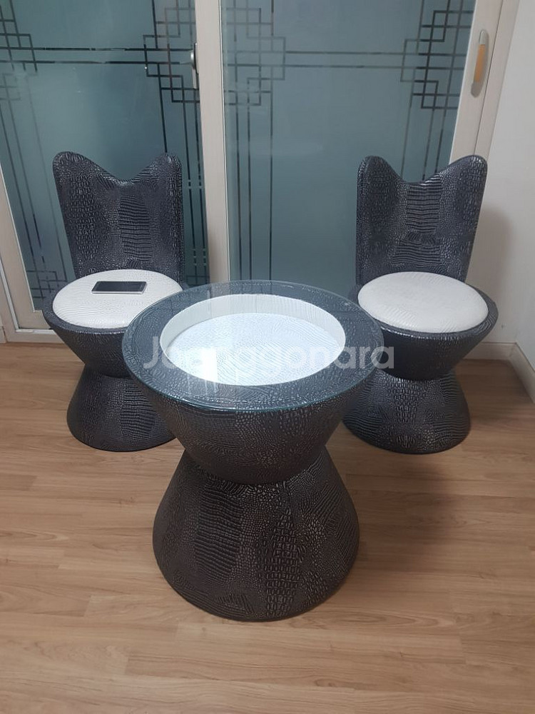 테이블 의자 세트--4