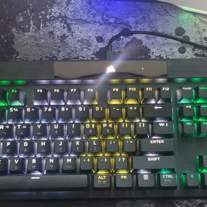 k70 rgb pro 갈축 기계식 키보드 팝니다