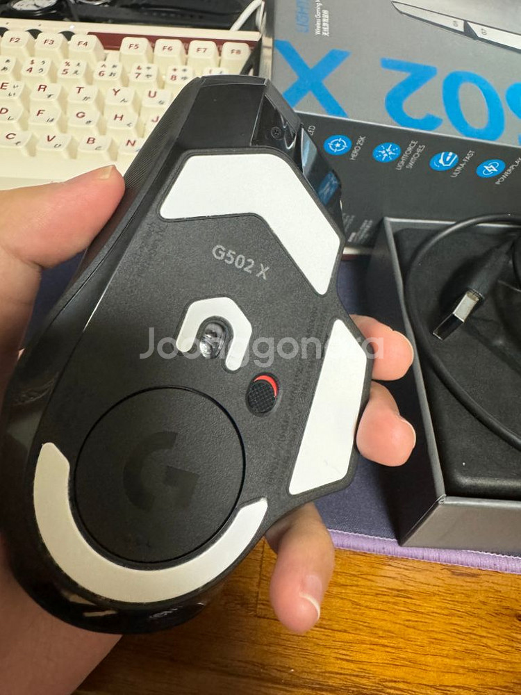 로지텍 g502x 무선 게이밍마우스--3