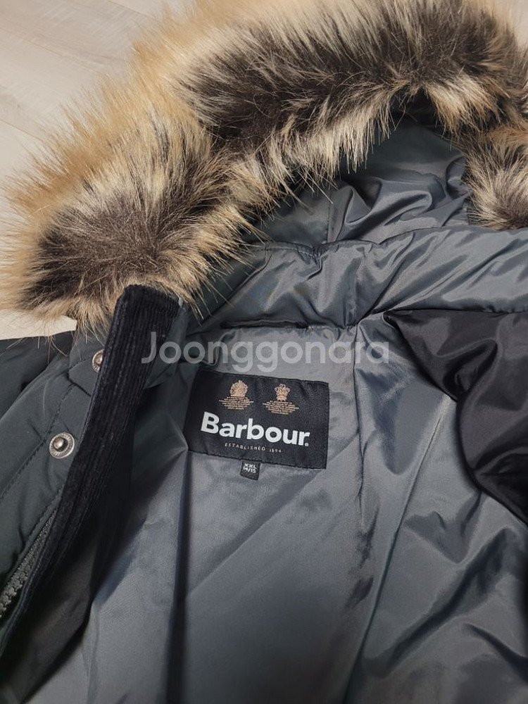 barbour 바버 패딩 - 블랙--2