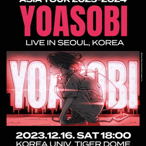 요아소비 콘서트 12/16(토) VIP